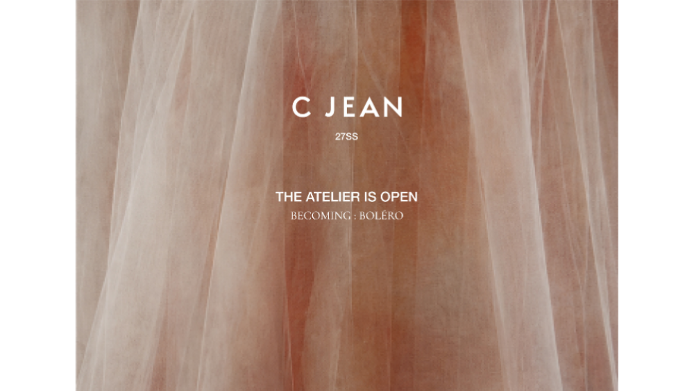 C JEAN "THE ATELIER IS OPEN" 컬렉션 발표 이벤트 시부야 히카리에 개최