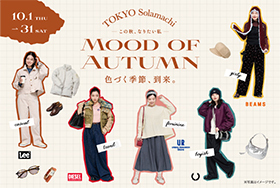 MOOD OF AUTUMN　色づく季節、到来。