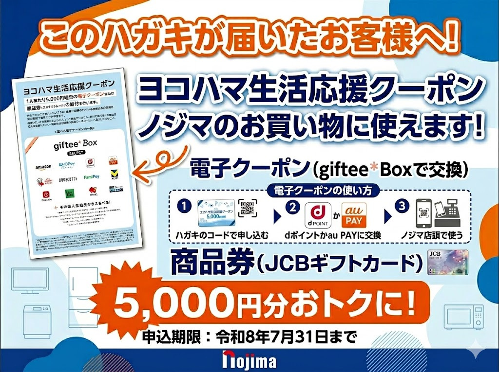 ヨコハマ生活応援クーポン登録手伝います！