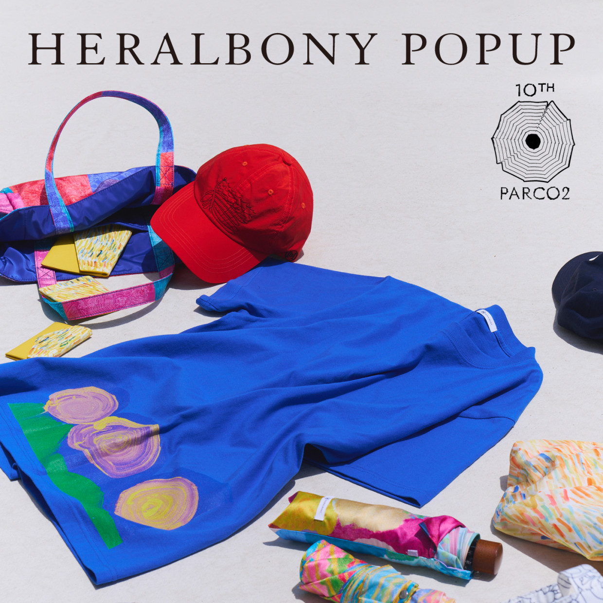 HERALBONY POPUPが仙台PARCO2で開催、アートを纏う特別な体験を