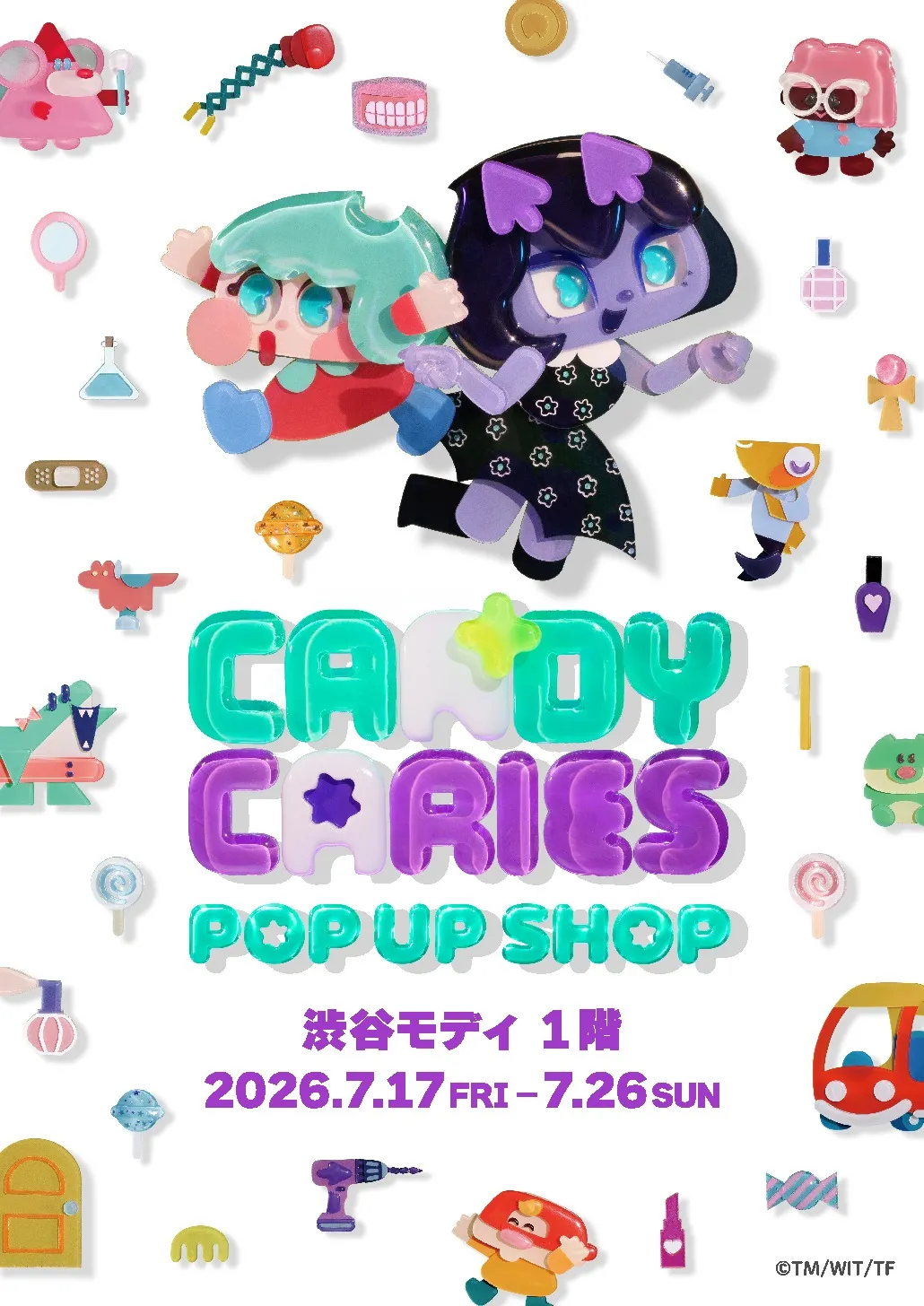 キャンディーカリエス POP UP SHOP 渋谷マルイで開催！限定グッズ販売
