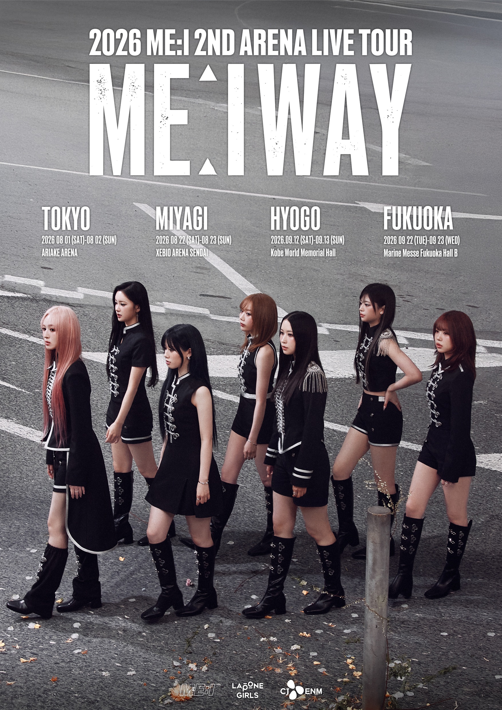 ME:I、2026年に仙台でアリーナツアー開催！「ME:I WAY」をゼビオアリーナ仙台で体感しよう