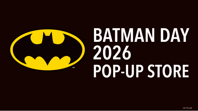 BATMAN DAY 2026 ポップアップストアがSHIBUYA TSUTAYAで開催