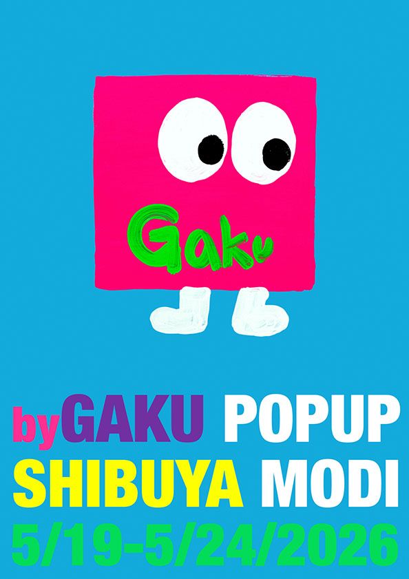 Artist GAKU's First POPUP Store at Shibuya Marui