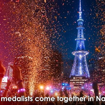 Sacred Flame Relay Climax Relay & Grand Goal at Hisaya-odori Park