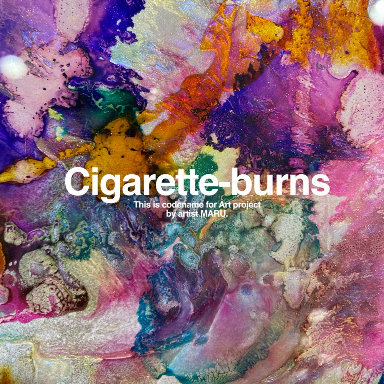 Cigarette-burns POPUP STORE、福岡PARCOで開催！アーティストMARUの限定一点物展示販売