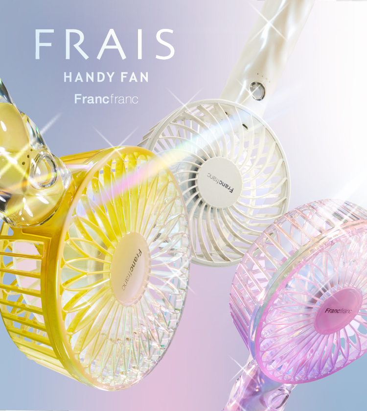 Francfranc POPUP SHOPが池袋PARCOで開催！最新ハンディファン先行販売も