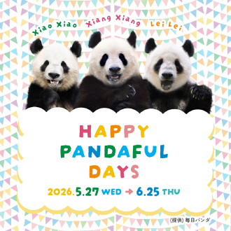 HAPPY PANDAFUL DAYS：松坂屋上野店でパンダ尽くしの記念イベント開催