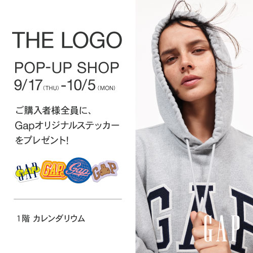 GAP '더 로고 팝업 샵' 상륙! 우에노 마루이에서 한정 개최